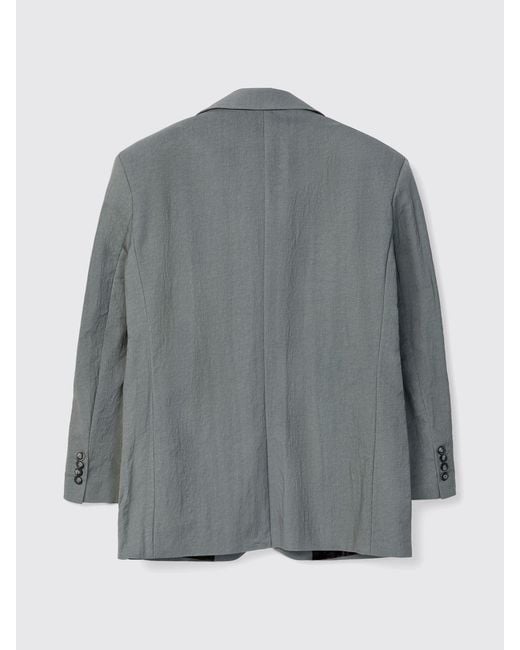 CAMPERLAB Gray Single Breasted Econyl Blazer for men