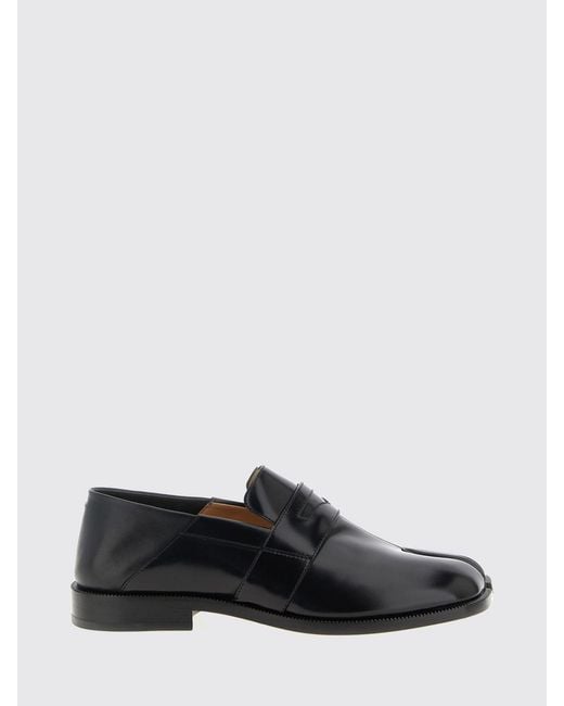 Maison Margiela White Tabi Split-Toe Penny Loafers