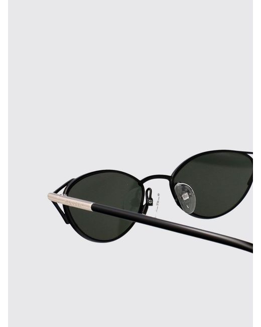 McQueen White Am0563S Acetate And Metal Sunglasses