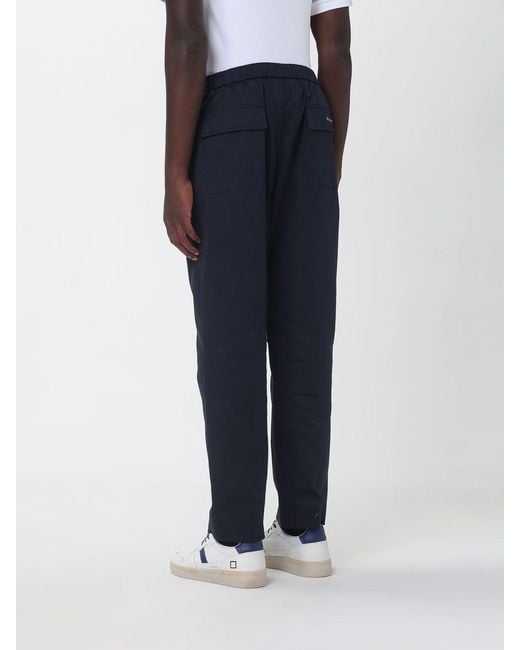 Paolo Pecora Blue Cotton Jogging Trousers for men
