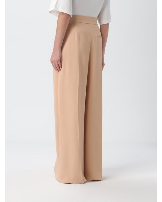Alberta Ferretti Natural Pants