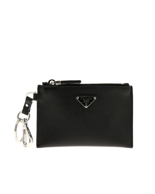 Black Leather-trim Re-Nylon canvas bag | Prada | MATCHES UK