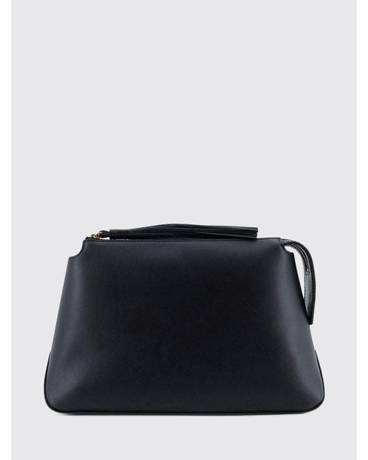 Pinko Black Love Birds Clutch