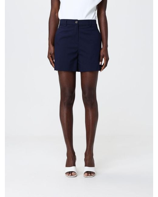 Hanita Blue Twill Chino Shorts