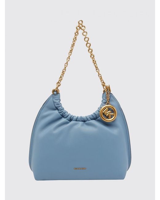 Michael Kors Blue Indie Leather Bag