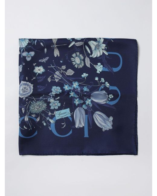Gucci Blue Neck Scarf