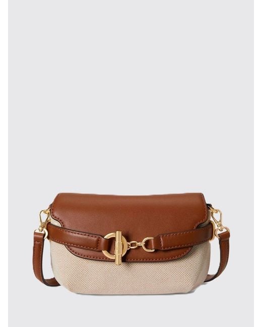 Ralph Lauren Brown Blaike Mini Crossbody Bag