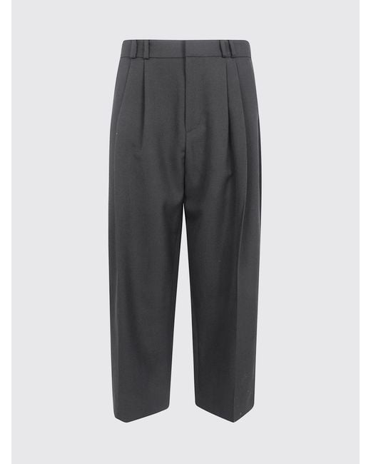 Studio Nicholson Black Line Wide-Leg Tailored Trousers for men