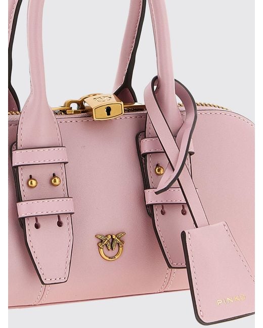 Pinko Pink Escape Leather Bag