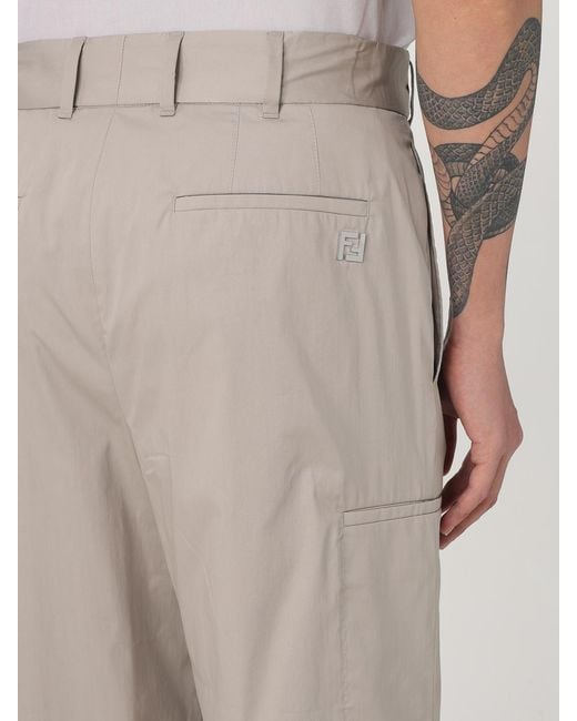 Fendi Natural Pants for men