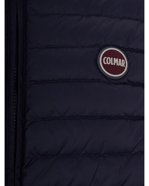 Colmar Blue Padded Nylon Vest for men