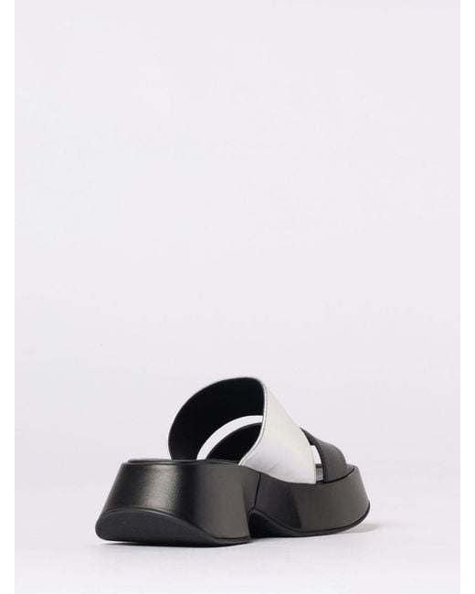 Vic Matié White Vic MatiÉ Leather Sandals