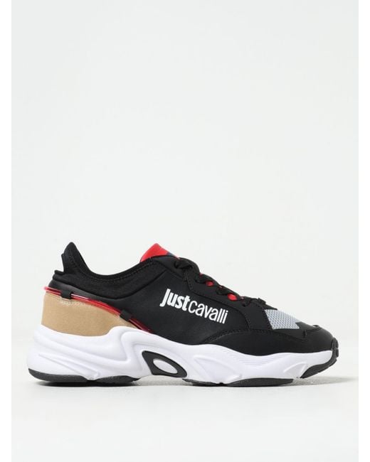 Just Cavalli Sneakers in Black for Men Lyst UK