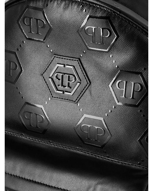 Philipp Plein Black Backpack for men