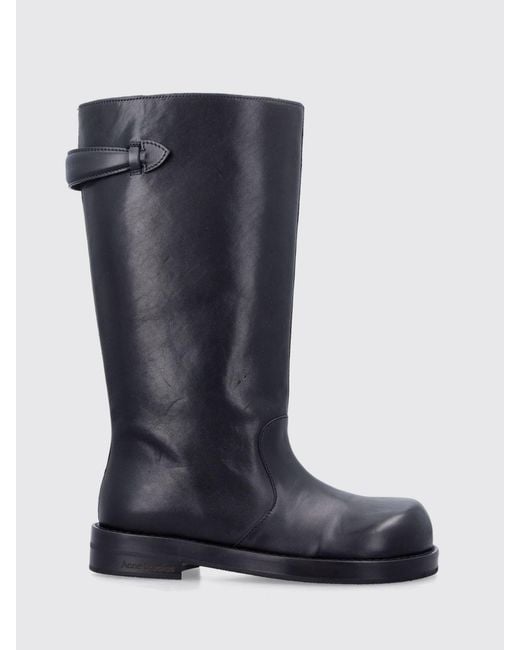 Acne Blue Boots