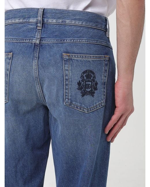 Dolce & Gabbana Blue Dolce &Amp Gabbana Denim Straight Jeans for men