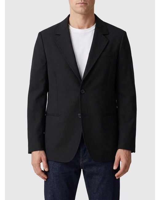 Our Legacy Black Virgin Wool Single Breasted Blazer for men
