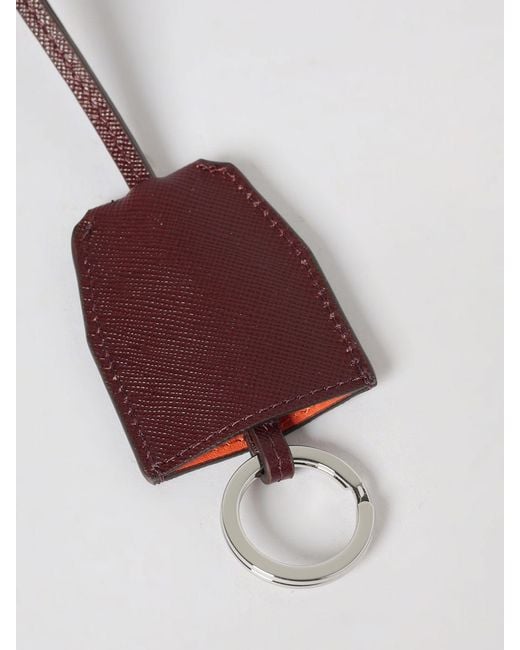 Paul Smith Brown Keyring for men