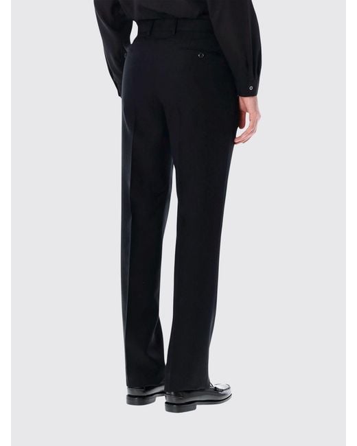 Lardini Black Slim Fit Tailored Pants for men