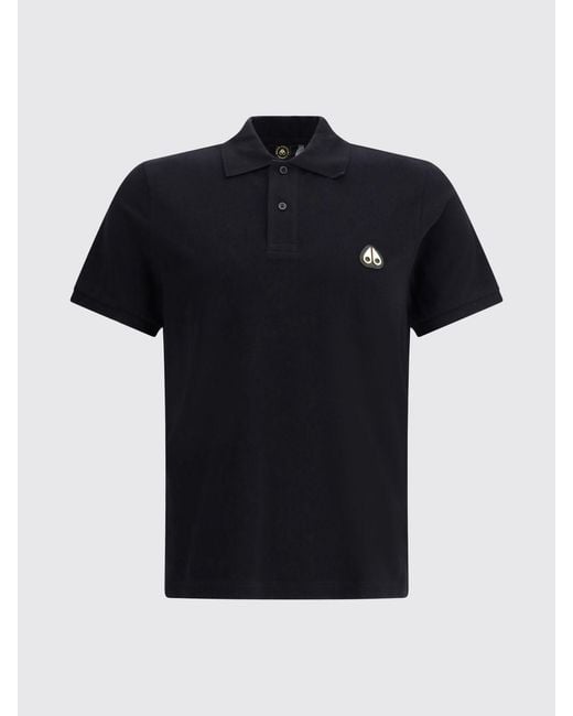 Polo Hombre Moose Knuckles de hombre de color Black
