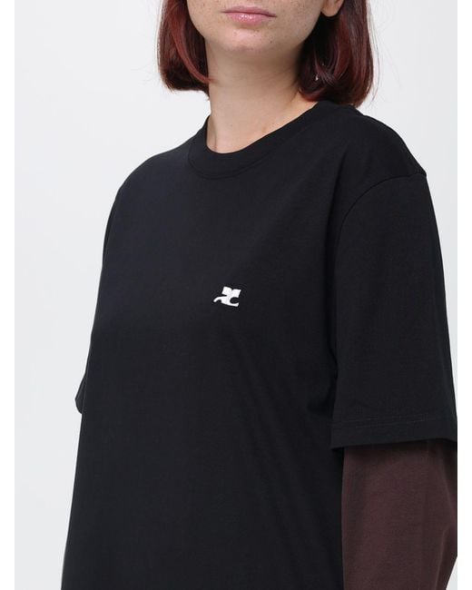 Courreges Blue CourrÈ Ges Long-Sleeved T-Shirt
