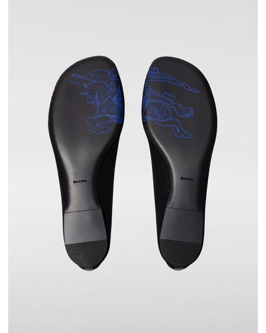 Burberry Black Mesh Ballet Flat