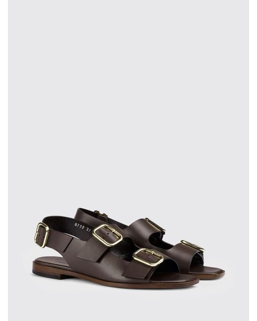 Doucal's White Leather Sandals