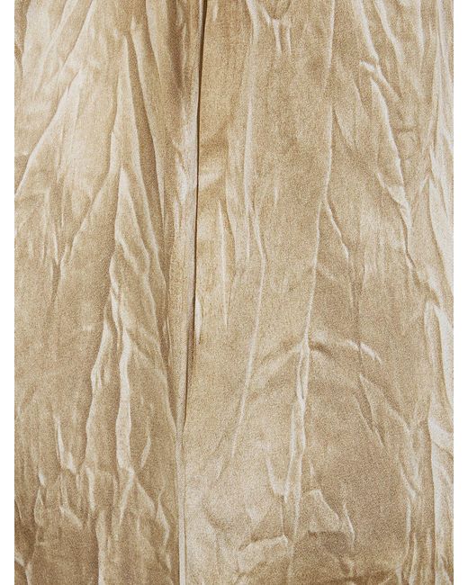 Avant Toi Natural Stretch Silk Palazzo Trousers