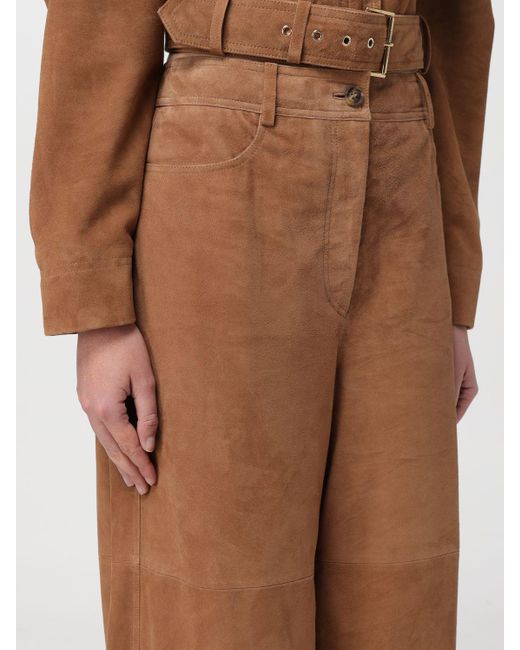 Pantalone di Alberta Ferretti in Brown
