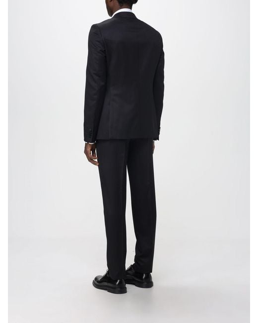 Zegna Black Suit for men