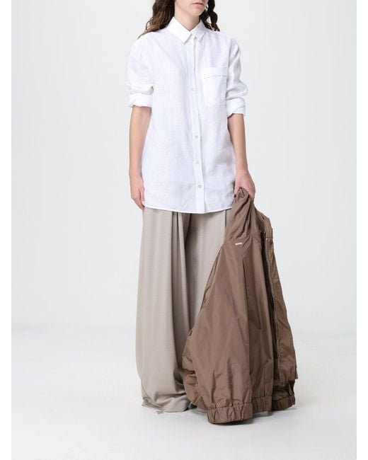 Max Mara White Max Mara Mm Linen Shirt