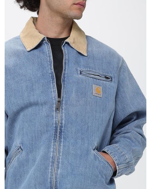 Carhartt Blue Denim Jacket for men