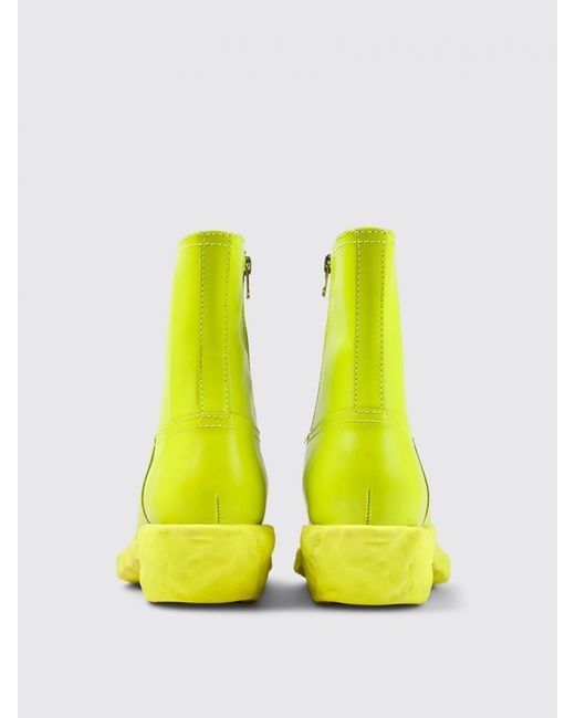 CAMPERLAB Yellow Flat Ankle Boots