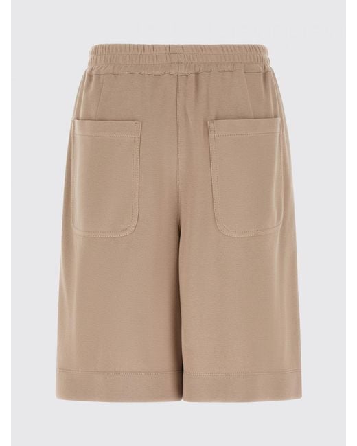 Brunello Cucinelli Natural Cotton Shorts