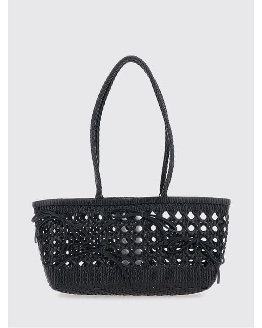 Borsa A Spalla Biscuit di OSOI in Black