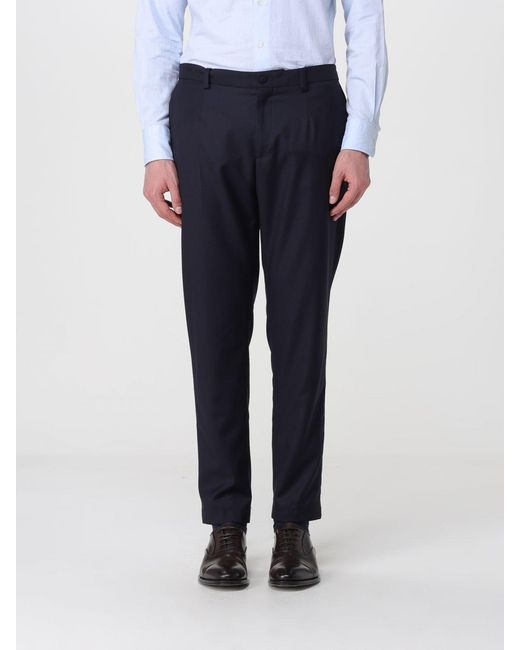 Dolce & Gabbana Blue Dolce &Amp Gabbana Wool Slim Fit Trousers for men