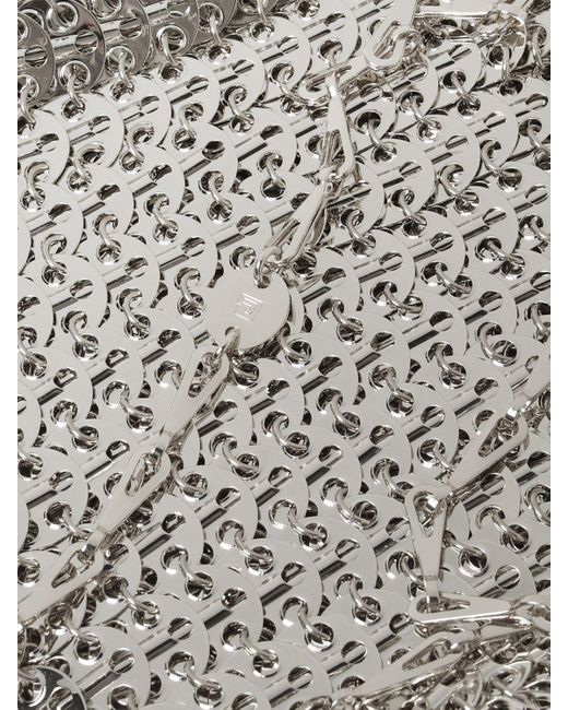 Borsa 1969 in maglia metallica di Rabanne in White
