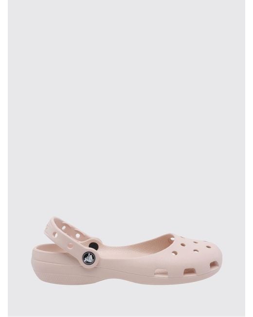 CROCSTM Pink Classic Ballet Eva Rubber Ballerina