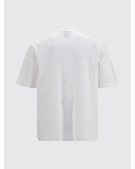 Casablanca White Tone-On-Tone Logo Cotton T-Shirt for men