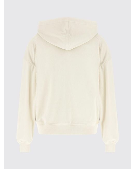 Brunello Cucinelli White Zip-Up Hoodie