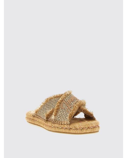 Jimmy Choo Metallic Flat Sandals