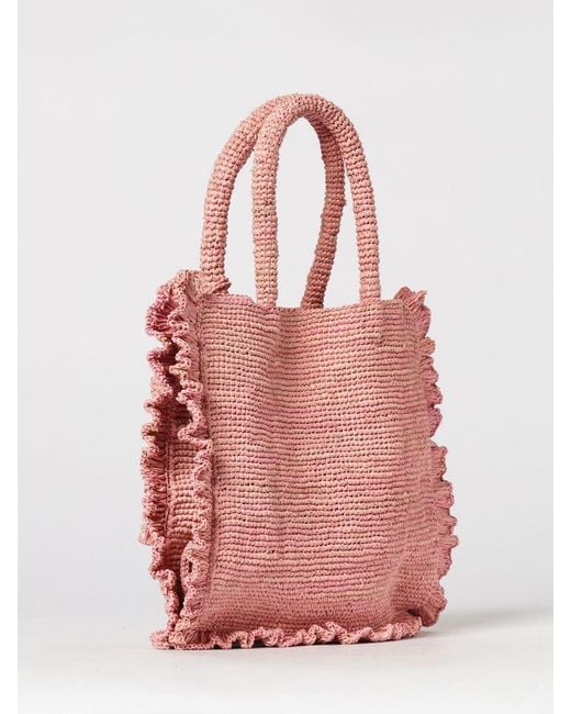 Mc2 Saint Barth Pink Shoulder Bag