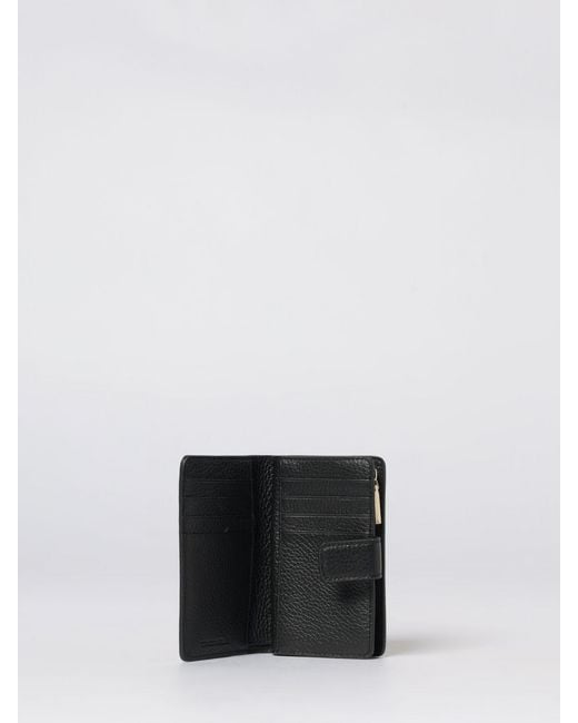 Coccinelle Gray Grained Leather Wallet