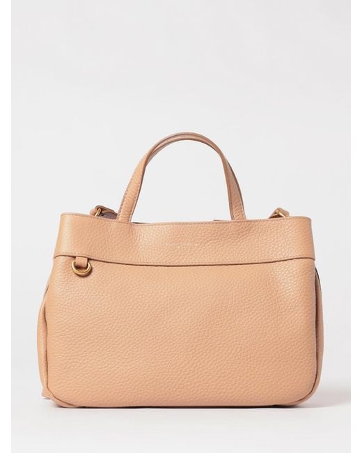 Gianni Chiarini Natural Ottavia Hammered Leather Bag