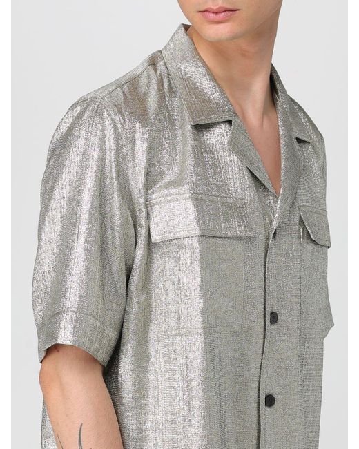 Dries Van Noten Hemd Herren in Gray für Herren