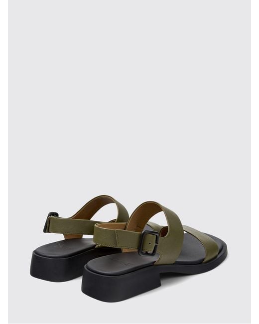 Camper White Dana Leather Sandal