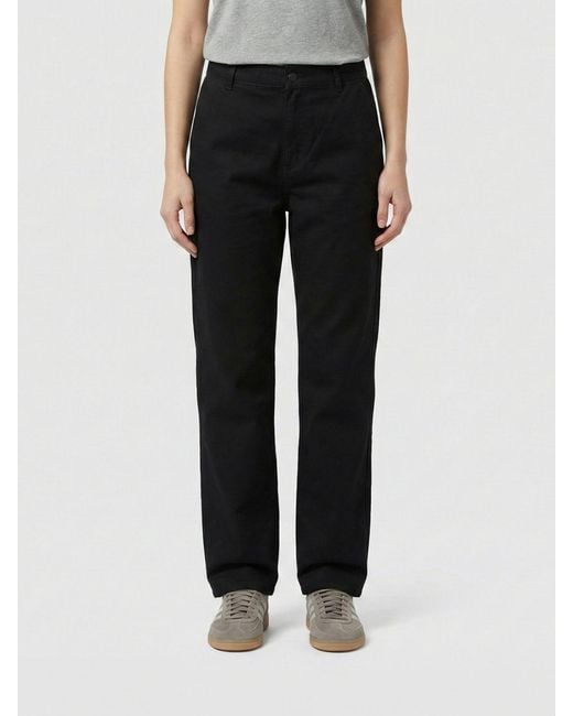 Carhartt Black Cotton Trousers
