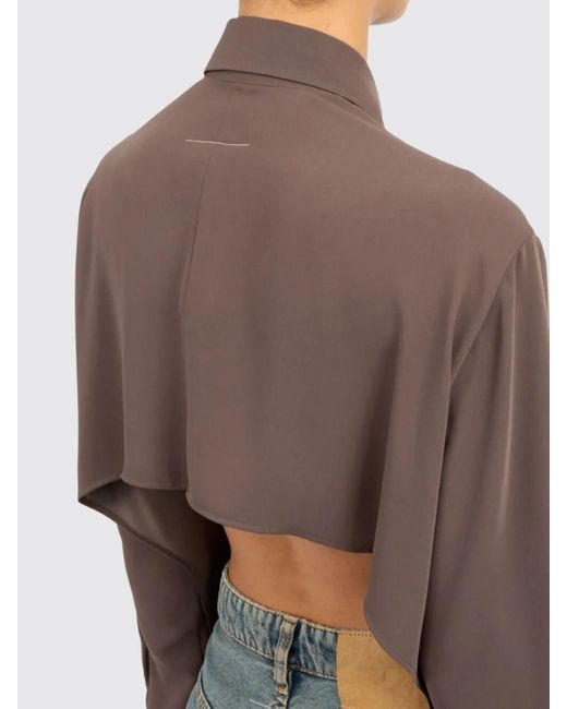 MM6 by Maison Margiela Brown Shirt