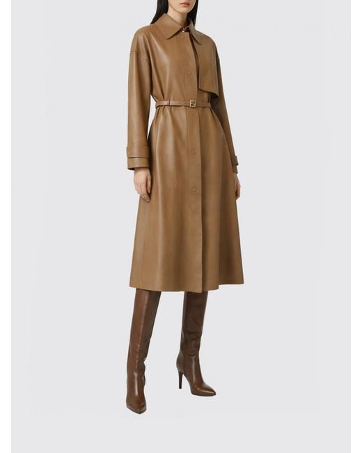 Fendi Natural Trench Coat