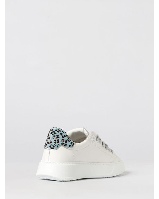 Philippe Model White Temple Leather Sneakers